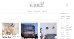 Desktop Screenshot of notapaperhouse.com